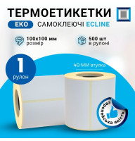 Термоэтикетка T.Eco ECLINE 100мм х 100мм / 500 шт